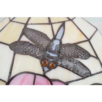 Lampa Witrażowa Styl Tiffany witraż Akt Kobiety Kolorowa Lampka Uszkodzona