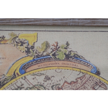 Historyczna Mapa Świata - Mapy Kraju - Ścienna Do Powieszenia Płótno Druk