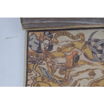 Zabytkowa Mapa Paryża Francja - Historyczne Mapy - Grafika Ścienna Płótno