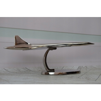 Duży Model Samolotu - Concorde - Aluminiowy Model Samolot - Prezent Pilot
