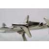 Aluminiowy Model Samolotu - Samolot Wojskowy - Pilot - Prezent Dekoracja