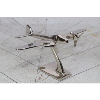 Aluminiowy Model Samolotu - Samolot Wojskowy - Pilot - Prezent Dekoracja