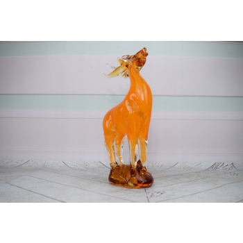 Szkło Murano Style - Jeleń Łoś Renifer - Figura ze Szkła - Dekoracja