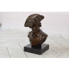 Fryderyk II - Popiersie - Figura Rzeźba z Brązu - Dowódca - Dekoracja