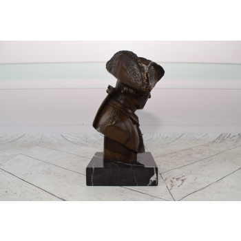 Fryderyk II - Popiersie - Figura Rzeźba z Brązu - Dowódca - Dekoracja