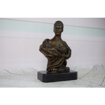 Augustyna Wiktoria - Popiersie - Cesarzowa Niemiec - Figura z Brązu Ozdoba