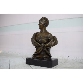 Augustyna Wiktoria - Popiersie - Cesarzowa Niemiec - Figura z Brązu Ozdoba