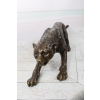 Ogromna Groźna Pantera - Puma - Figura Rzeźba z Brązu Dekoracja Dom Ogród