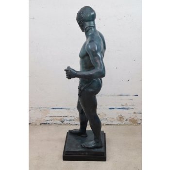 Ares Borghese - Posąg Wojownika - Rzeźba Figura z Brązu - Ozdoba Dekoracja