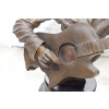 Elvis Presley Grający Na Gitarze - Muzyk Popiersie - Figura z Brązu Ozdoba
