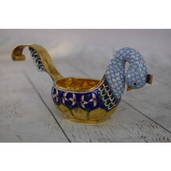 Srebrny Czerpak Do Wina KOVSCH - pr. 84 srebro 132g Faberge