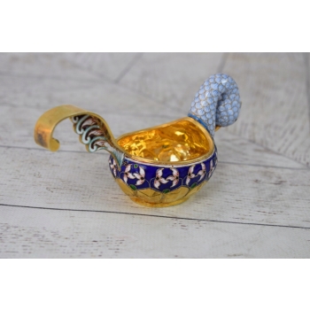 Srebrny Czerpak Do Wina KOVSCH - pr. 84 srebro 132g Faberge
