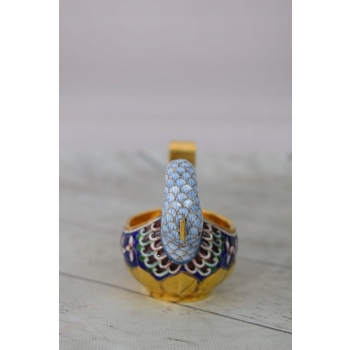 Srebrny Czerpak Do Wina KOVSCH - pr. 84 srebro 132g Faberge
