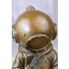 Dziewczynka Nurek Pływak - BANKSY - Figura Rzeźba z Brązu - Prezent Vintage