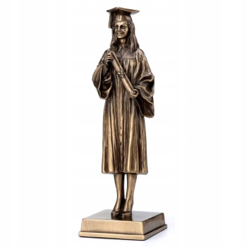 Studentka Absolwentka - Dziewczyna z Toga Figura Rzeźba Prezent dla Ucznia
