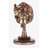 Czaszka Na Podstawce - Mechaniczna Czacha - Figura Rzeźba - Dekoracja