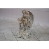 Anioł Stróż z Dziećmi - Figura z Porcelany - Porcelana Biblia - Ozdoba