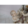 Anioł Stróż z Dziećmi - Figura z Porcelany - Porcelana Biblia - Ozdoba