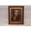 TAMARA De Łempicka - Portret Kobiety - Czerwona Suknia - Obraz Olejny