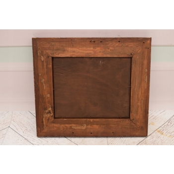 A. KARPIŃSKI - Żółte Kwiaty w Wazonie - Martwa Natura - Stary Obraz Olejny