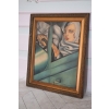 TAMARA De Łempicka - Kobieta w Bugatti - Art Deco - Stary Obraz Olejny