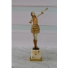 Fernando Paris - Tancerka z Brązu Złoconego Figura Balerina Brąz Dekoracja