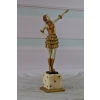 Fernando Paris - Tancerka z Brązu Złoconego Figura Balerina Brąz Dekoracja