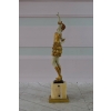 Fernando Paris - Tancerka z Brązu Złoconego Figura Balerina Brąz Dekoracja