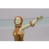 Fernando Paris - Tancerka z Brązu Złoconego Figura Balerina Brąz Dekoracja