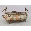 Kolorowa Patera Porcelanowa - Porcelana z Brązem Kobiety Misa Waza - Ozdoba