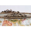 Kolorowa Patera Porcelanowa - Porcelana z Brązem Kobiety Misa Waza - Ozdoba