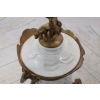 Pałacowy Porcelanowy Wazon z Przykrywką - Biała Waza - Porcelana + Brąz