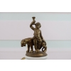 Pałacowy Porcelanowy Wazon z Przykrywką - Biała Waza - Porcelana + Brąz