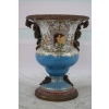 Porcelanowa Waza - Amfora Wazon - Porcelana + Brąz - Rysunki Zdobienia