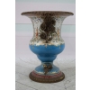 Porcelanowa Waza - Amfora Wazon - Porcelana + Brąz - Rysunki Zdobienia