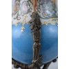 Porcelanowa Waza - Amfora Wazon - Porcelana + Brąz - Kolorowe Zdobienia