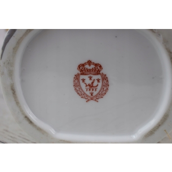 Pałacowa Porcelanowa Amfora - Wazon Waza - Porcelana - Ręcznie Malowana