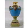 Królewski Porcelanowy Wazon - Amfora Waza - Porcelana + Brąz - Dekoracja