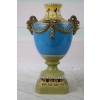 Królewski Porcelanowy Wazon - Amfora Waza - Porcelana + Brąz - Dekoracja