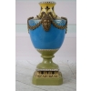 Królewski Porcelanowy Wazon - Amfora Waza - Porcelana + Brąz - Dekoracja