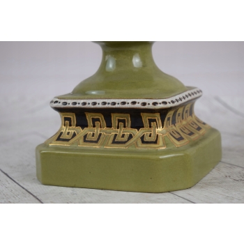 Królewski Porcelanowy Wazon - Amfora Waza - Porcelana + Brąz - Dekoracja