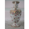 Porcelanowy Wazon - Biała Waza Amfora - Różowe Kwiaty - Ręcznie Malowana
