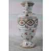Porcelanowy Wazon - Biała Waza Amfora - Różowe Kwiaty - Ręcznie Malowana