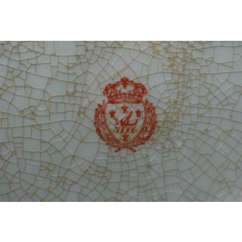 Porcelanowa Waza - Wazon Amfora - Porcelana + Brąz - Chińskie Zdobienia