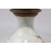 Biały Porcelanowy Wazon - Waza Amfora - Porcelana + Brąz - Uszkodzona