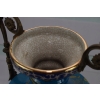Porcelanowy Wazon Na Kwiaty - Amfora - Porcelana + Brąz - Kolorowe Kwiaty