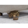 Biała Porcelanowa Patera - Stojak Na Owoce - Porcelana + Brąz - Prezent