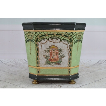 Porcelanowa Waza - Wazon Donica - Porcelana - Japońskie Zdobienia - Prezent