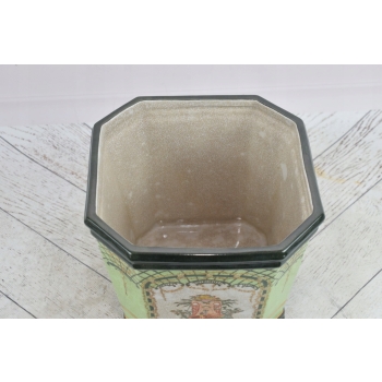 Porcelanowa Waza - Wazon Donica - Porcelana - Japońskie Zdobienia - Prezent