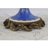 Porcelanowy Kwiecisty Wazon - Amfora Waza - Porcelana Brąz Kolorowe Kwiaty